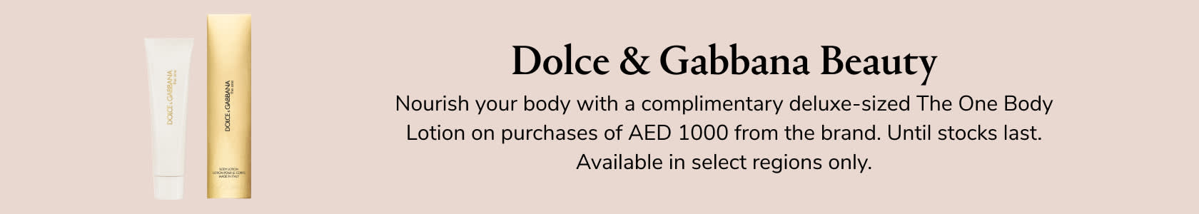 Dolce & Gabbana GWP PDP+PLP WEB EN AED WK20