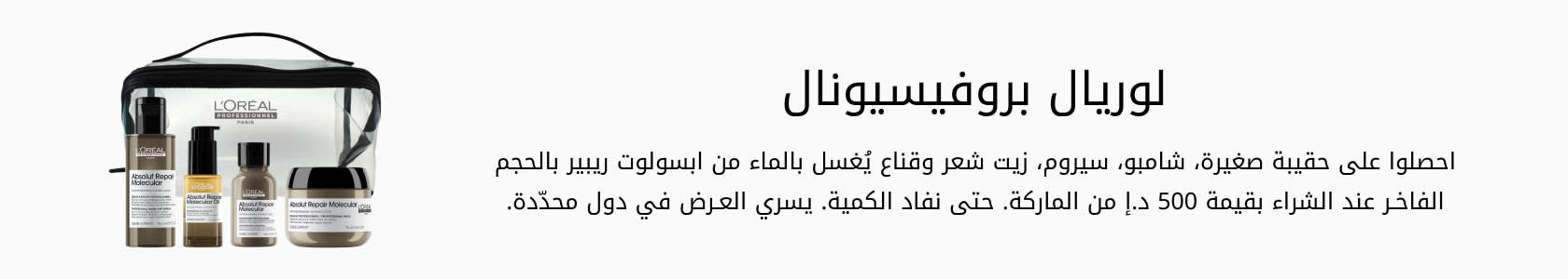 Loreal Pro GWP PDP+PLP WEB AR UAE-1