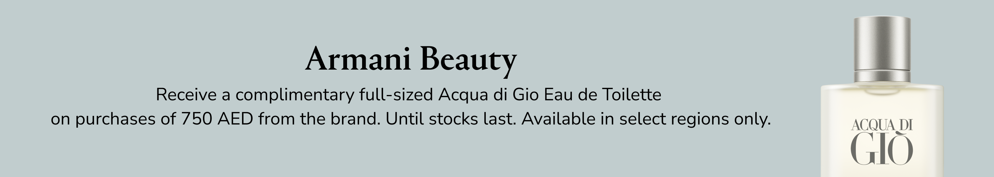 Armani Beauty GWP PDP+PLP WEB EN AED