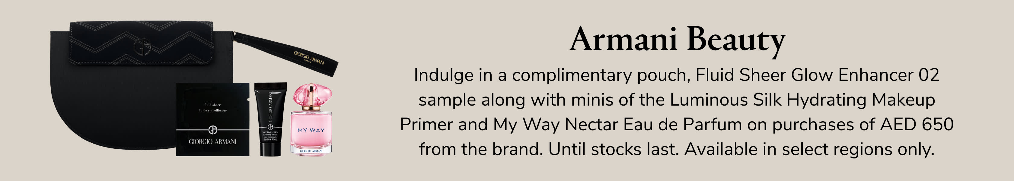 Armani Beauty GWP PDP+PLP WEB EN AED