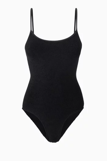 Pamela One-piece Swimsuit in Crinkle Nylon Blend