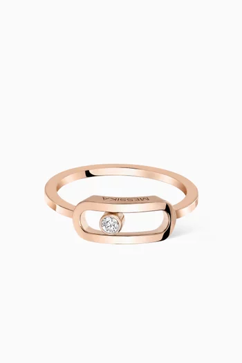 Move Uno Diamond Ring in 18kt Rose Gold