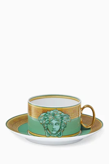 Medusa Amplified Low Tea Set in Porcelain