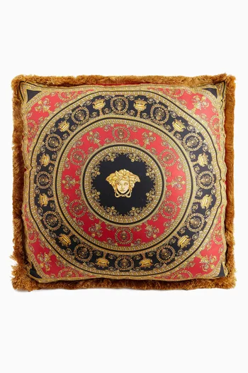 I Heart Baroque Reversible Cushion in Silk