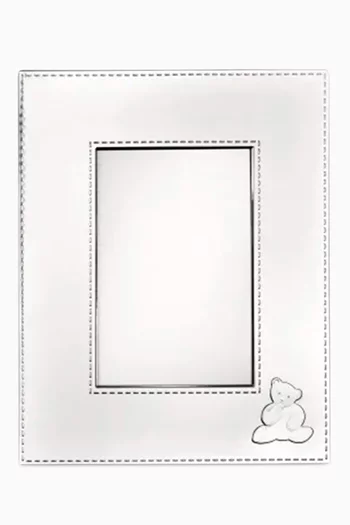 Charly Bear Picture Frame in Silver-plated