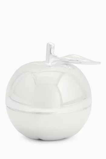 Silver-Plated Apple Trinket box