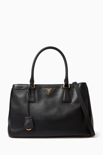 Zip Galleria Tote Bag in Saffiano Leather