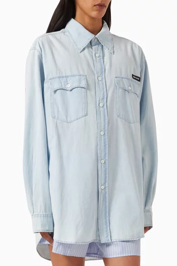 Celeste Button-up Shirt in Chambray