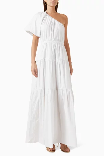 Dahli Maxi Dress in Cotton-poplin