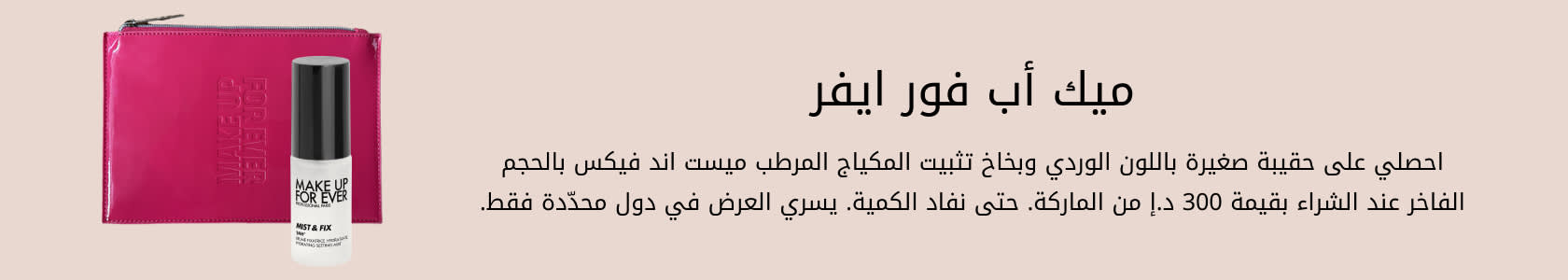 MAKE UP FOREVER GWP PDP+PLP WEB AR UAE