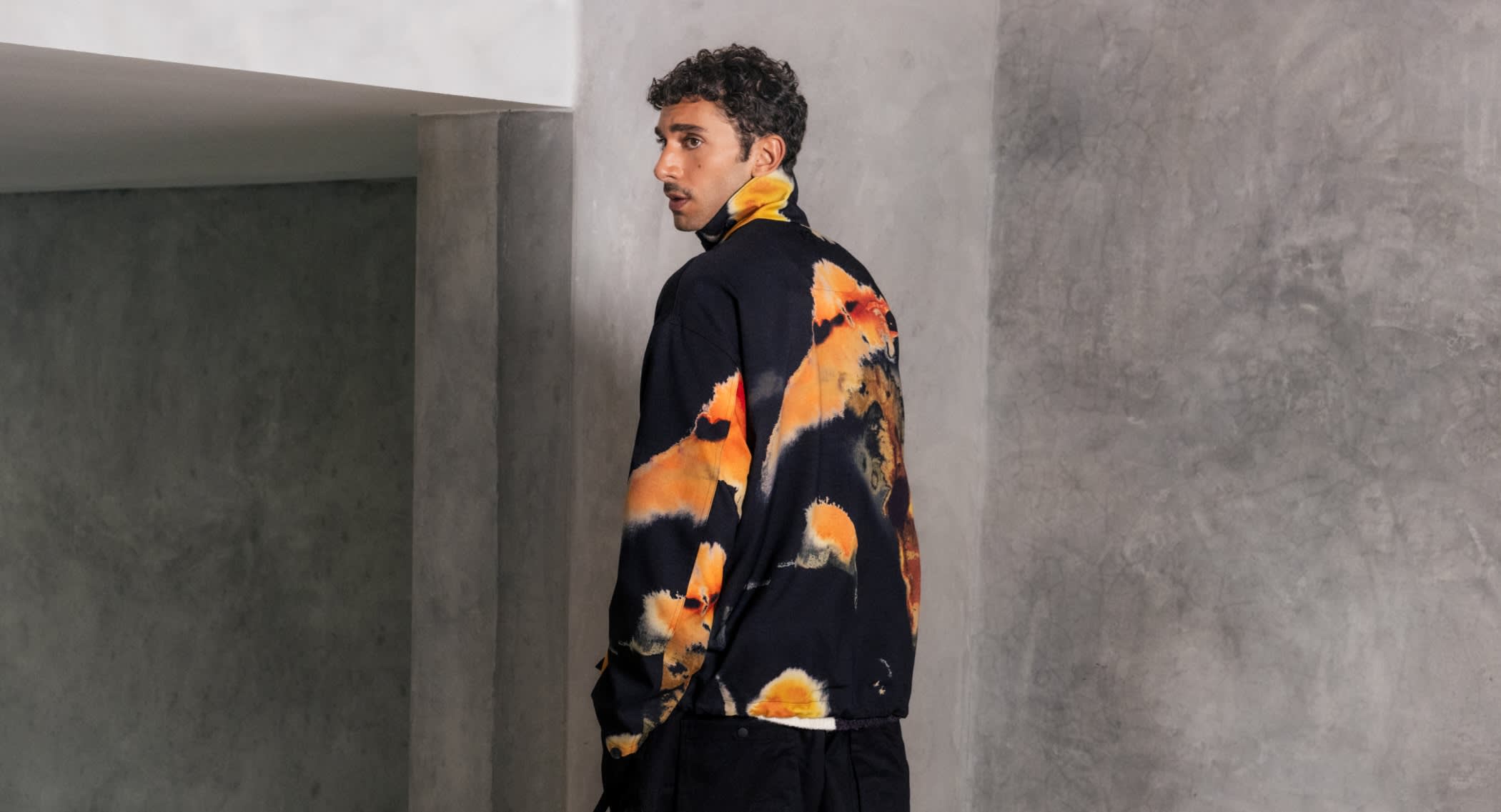 Buy Kith Black Wyona Full-zip Varsity Sweater in Chunky-cotton For