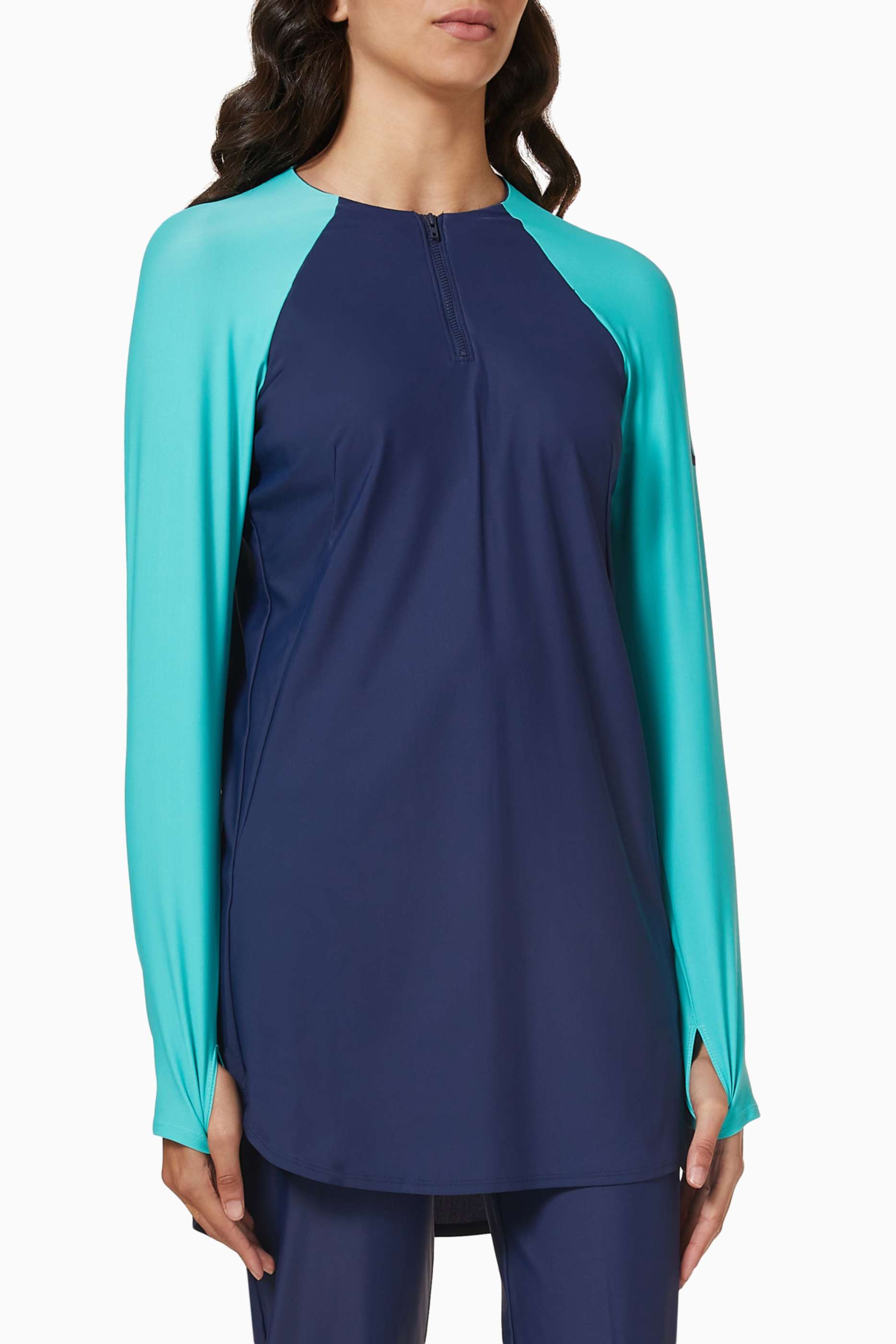 full coverage swim tunic