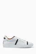 Buy Malone Souliers White Deon Sneakers in Leather for Men in UAE | Ounass
