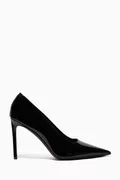Buy Michael Kors Collection Black Martine Runway Pumps in Patent ...