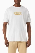 Buy Kith White Dubai Desert Box T-shirt in Cotton For Men