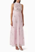 Amelia Embellished Maxi Gown (Royal Blue)