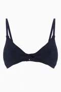 Buy Good American Blue Always Fits Twist Bikini Top Online for Women ...