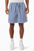 Cedar Top & Shorts in Blue Diamonds and Blue Kohibo main image 0