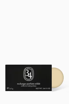 34 Boulevard Saint Germain Solid Perfume Refills, Pack of 2