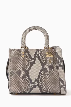 Buy Coach Blue Rogue 20 Bag in Python Leather For Women Online | Ounass UAE