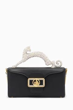 Nano Pencil Cat Bag in Leather