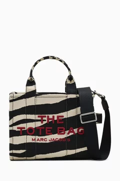 トートバッグ MARC JACOBS The Small Tote Zebra Canvas bag NEW! Marc Jacobs Small Zebra Print The Tote Bag W/Dust Bag