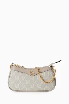 Mini Ophidia Shoulder Bag in GG Canvas