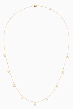 Starlight Charm Necklace in 18kt Gold