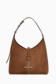 Buy Strathberry Brown Kite Hobo Bag in Suede For Women Online | Ounass UAE