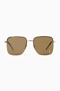 Cassandre Square Sunglasses in Metal