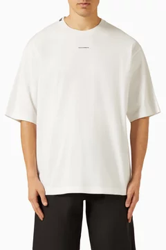 Oversized Printed T-shirt in Cotton