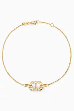 Links DD Iconica Diamond Bracelet in 18kt Gold