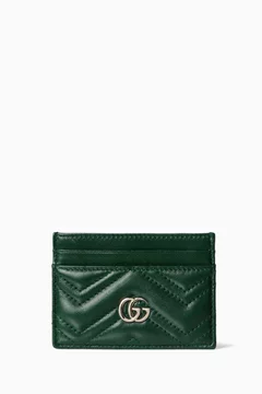 GG Marmont Card Case in Nappa Leather