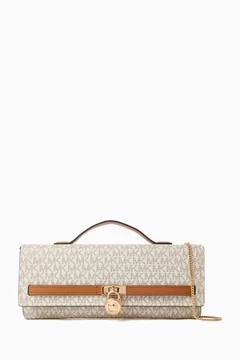 Medium Hamilton Crossbody Bag in Signature Logo Canvas