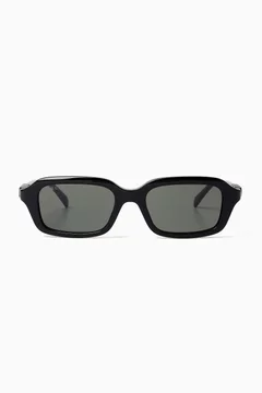 Rectangular Sunglasses in Recycled Acetate