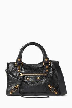 Mini Le City Bag in Arena Lambskin