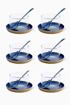 Heart Dessert Bowls, Set of 6