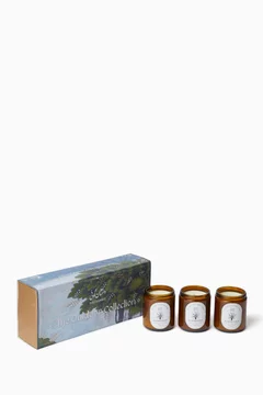 The Outdoor Candle Collection, Set of 3