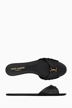 Babylone Slides in Leather