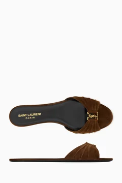 Babylone Slides in Suede