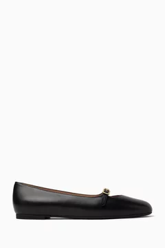 Ballyrina Flats in Leather