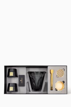 5-Piece Cabbage Burner Gift Set, Grey