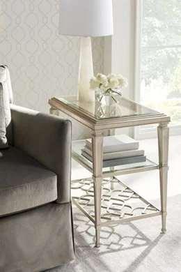 Buy Colourless Taupe Silver Social Connections Side Table for Kids