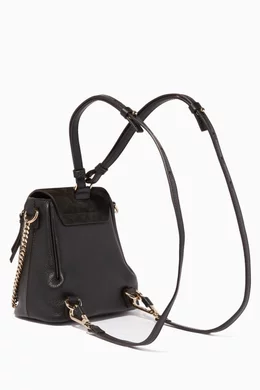 Chloe mini best sale faye backpack black