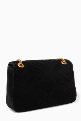 Gucci black clearance velvet marmont 2.0