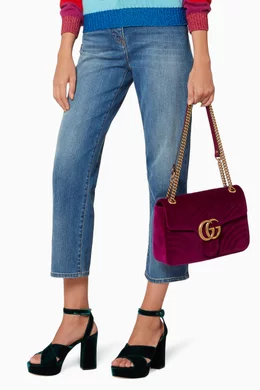 Gucci fuchsia velvet hotsell bag