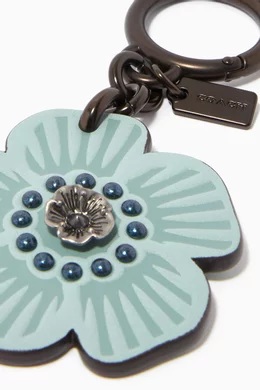Coach tea 2024 rose bag charm