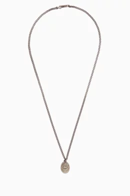 Buy Miansai Silver Sterling Silver Dove Pendant Necklace for MEN