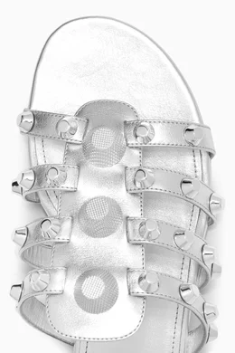 Balenciaga arena hot sale womens silver
