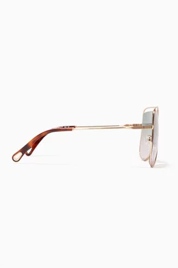 Chloe poppy butterfly hotsell sunglasses